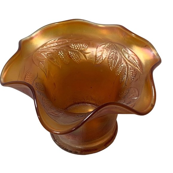 Royal Haeger -- Carnival Glass Vase, Dish, Planter - Picture 1 of 9